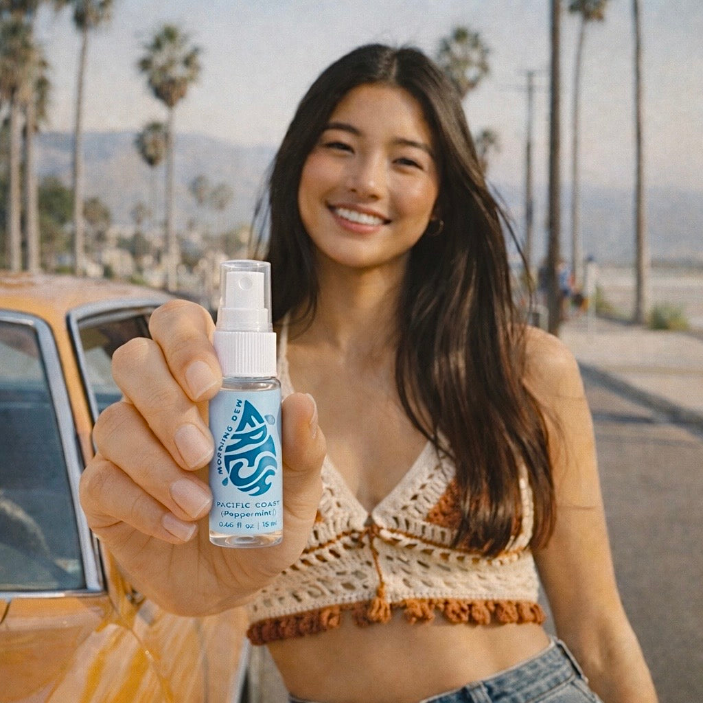 Pacific Coast Peppermint Breath Spray (15ml) | All-Natural, Alcohol-Free, Travel-Friendly
