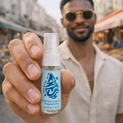 Pacific Coast Peppermint Breath Spray (15ml) | All-Natural, Alcohol-Free, Travel-Friendly