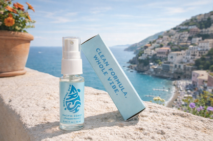 Pacific Coast Peppermint Breath Spray (15ml) | All-Natural, Alcohol-Free, Travel-Friendly