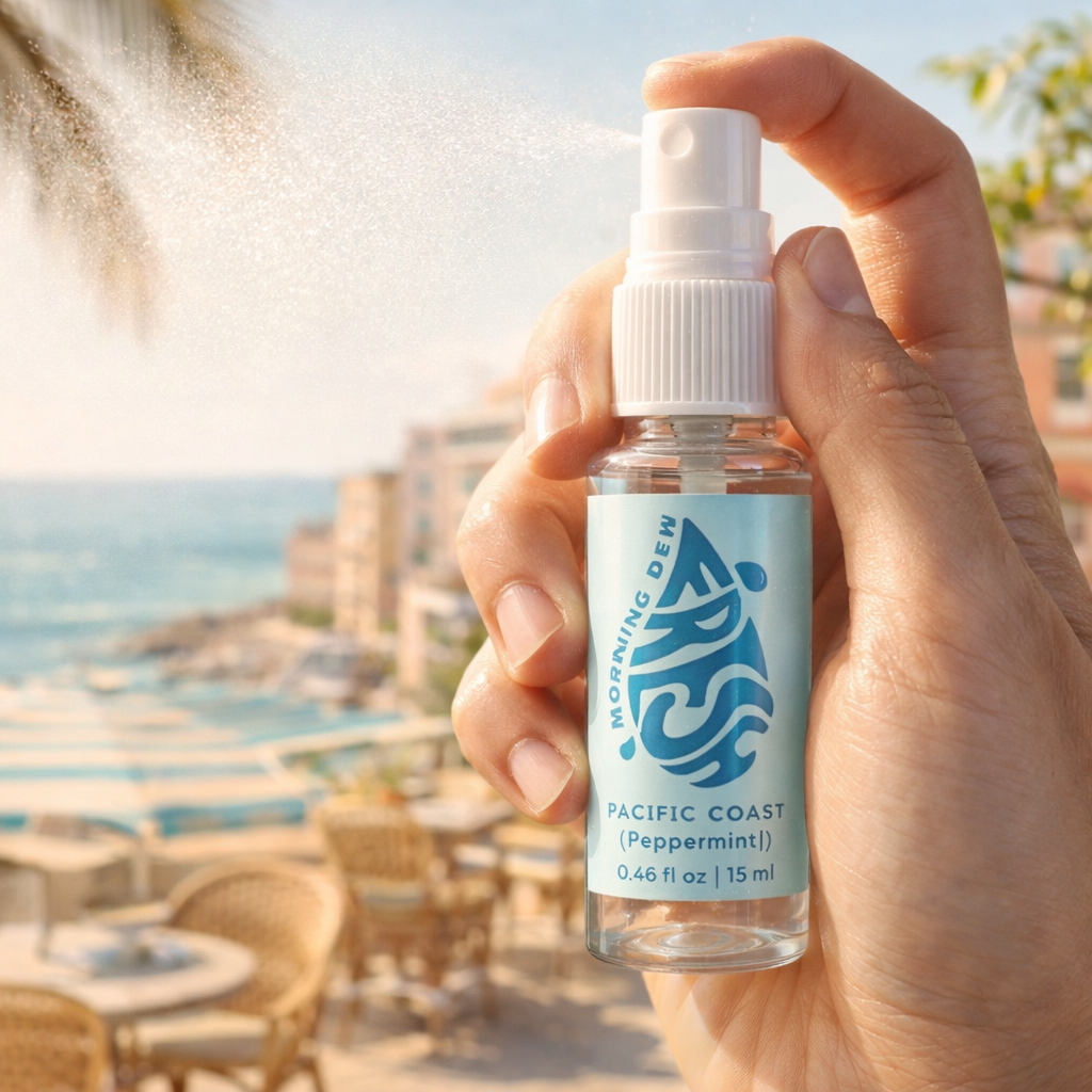 Pacific Coast Peppermint Breath Spray (15ml) | All-Natural, Alcohol-Free, Travel-Friendly