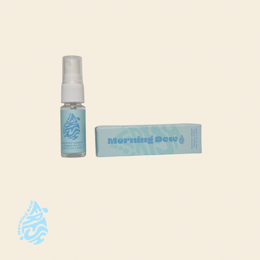 Morning Dew Fresh – Pacific Coast Peppermint Breath Spray (15ml) | All-Natural, Alcohol-Free, Oral & Digestive Refresh